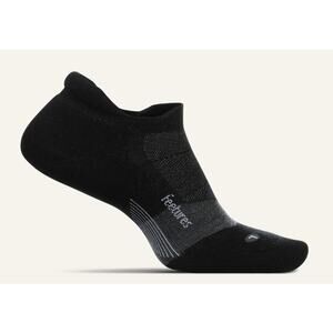 Feetures Unisex Adult's L Black Merino 10 Ultra Light Tab No-Show Socks L8-41
